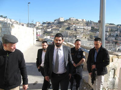 ח"כ מלכיאלי בסיור בהר הזיתים