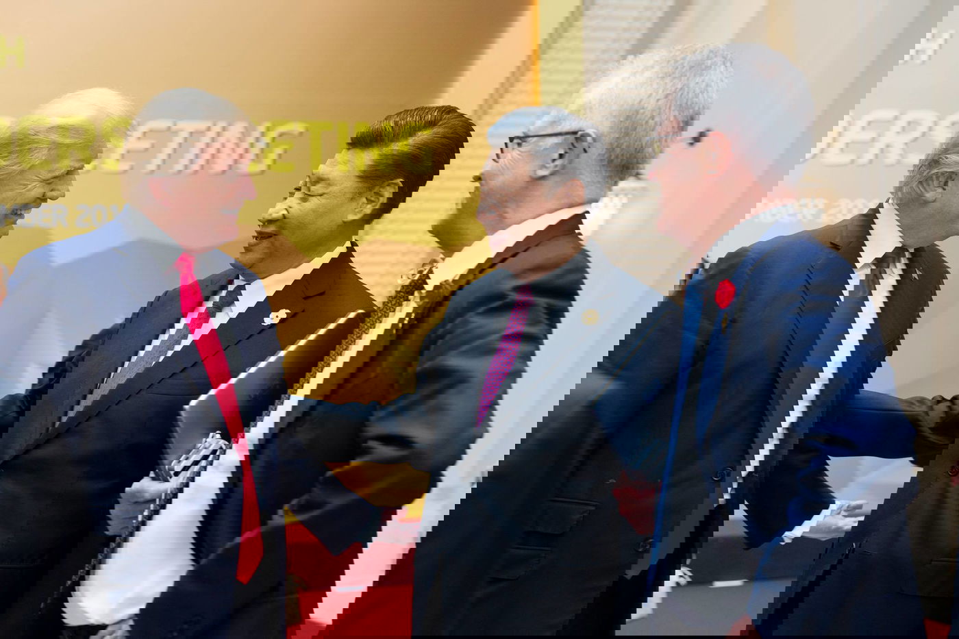 הנשיא האמריקאי והסיני בימים טובים יותר