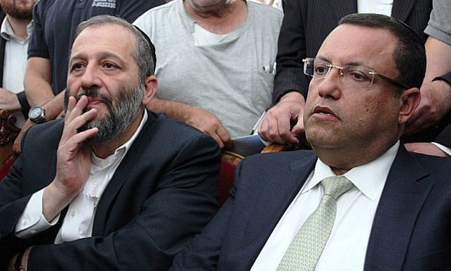 יו"ר ש"ס דרעי ורה"ע ליאון. ארכיון