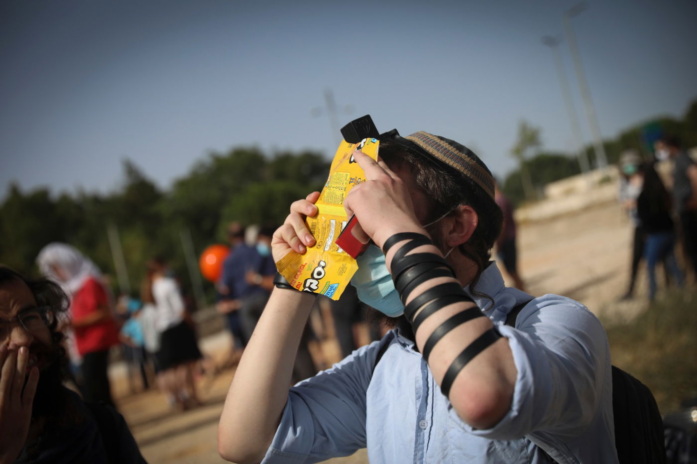 ליקוי חמה חלקי - בישראל; כך זה נראה • צפו