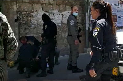 לא נרגעים: שוב במאה שערים - דגלי פלסטין ומעצרים