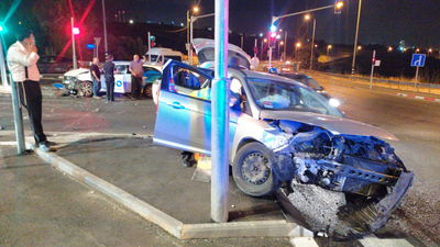 זירת התאונה