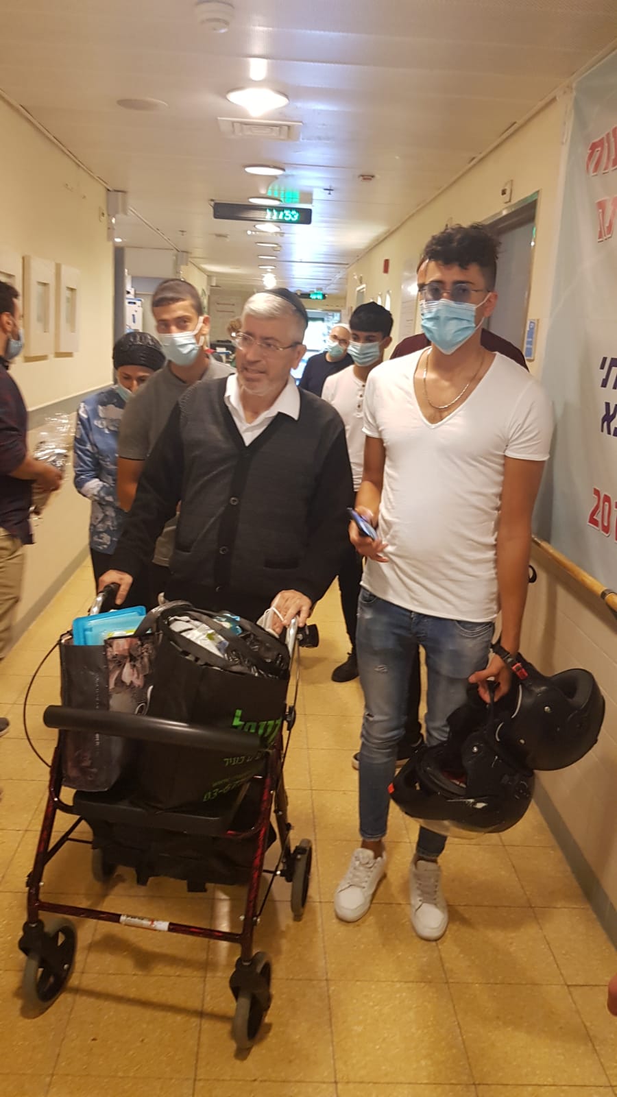 חולה 'קורונה' החלים ושוחרר לביתו לאחר 3 חודשים