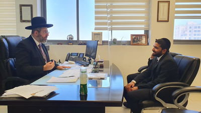 הרב שניר גואטה אצל הרב דוד לאו