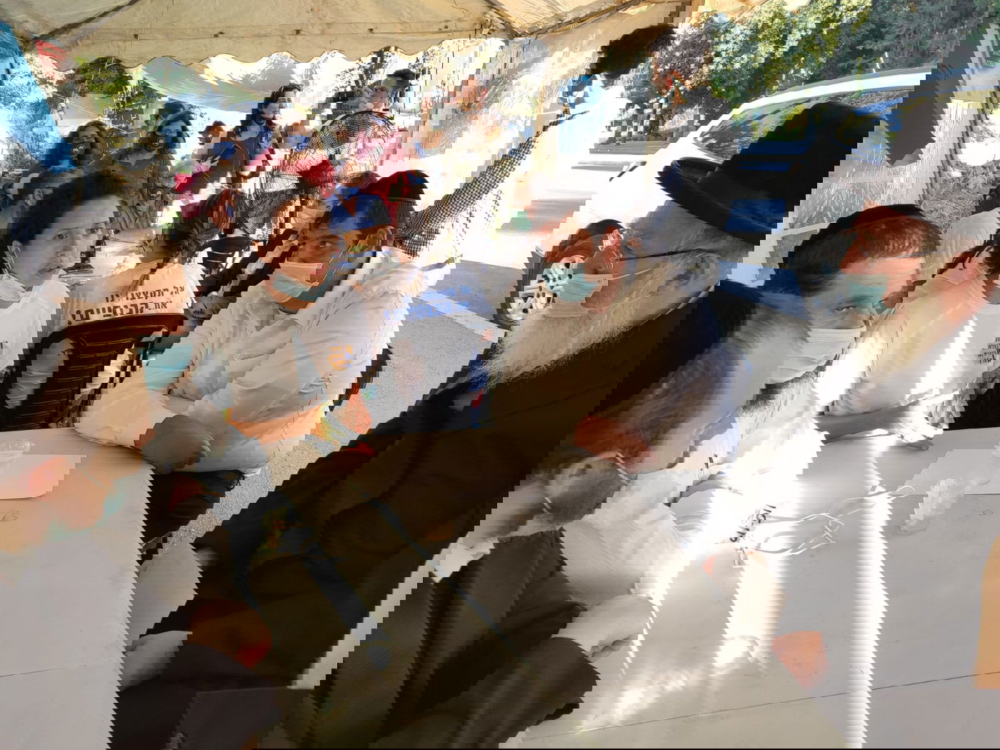 מחאה עם 'מנחה': כך הפגינו סוכני התיירות החרדים