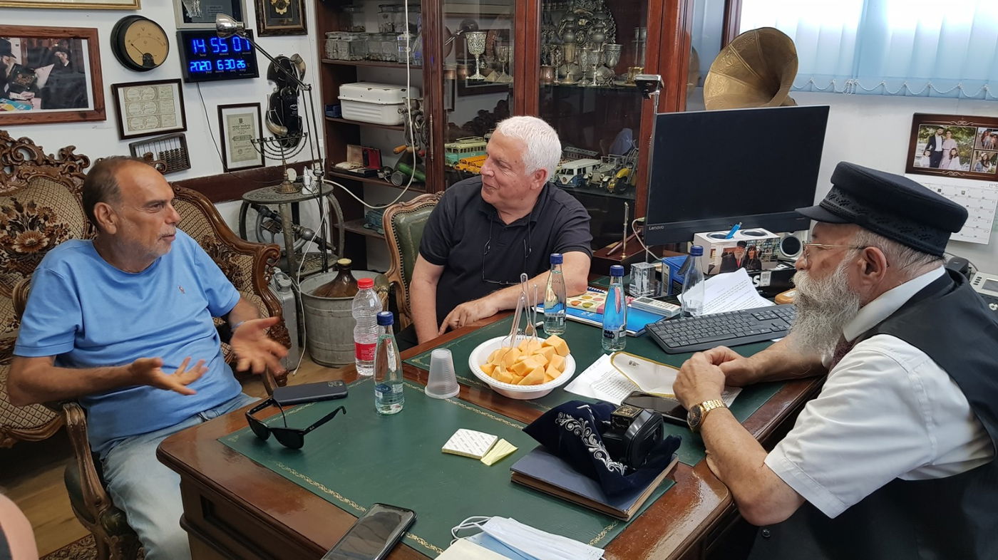 תיעוד: כשאברהם גרנט ופיני גרשון נפגשו