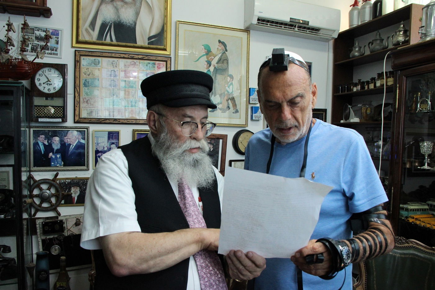 תיעוד: כשאברהם גרנט ופיני גרשון נפגשו