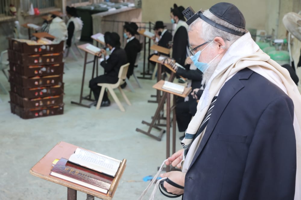 דרך החלון: המניין הייחודי של הגאון רבי דב לנדו • צפו