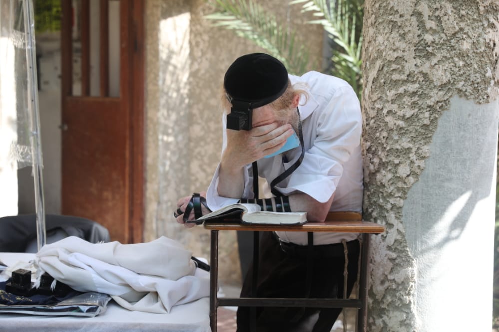 דרך החלון: המניין הייחודי של הגאון רבי דב לנדו • צפו