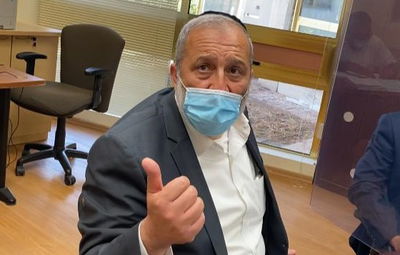 אריה דרעי בישיבת סיעת ש"ס