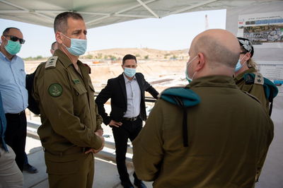 הרמטכ"ל ביקר בנגב לקראת מעבר צה"ל