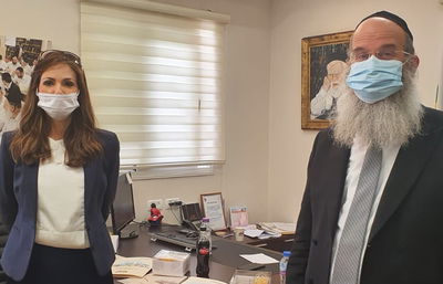 השרה ינקלביץ ועיריית בני ברק סיכמו על שיתוף פעולה ייחודי בין החרדים למשרד התפוצות