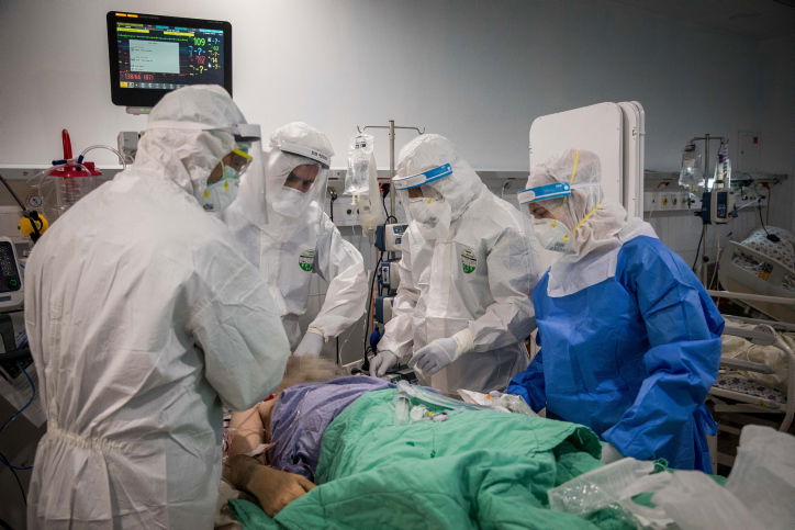 מספר החולים הקשים מנגיף קורונה נמוך בהרבה