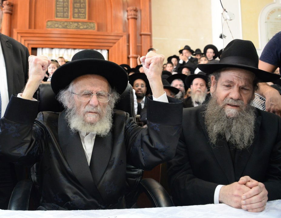 הגרמ"ש עם אביו, הגר"י אדלשטיין