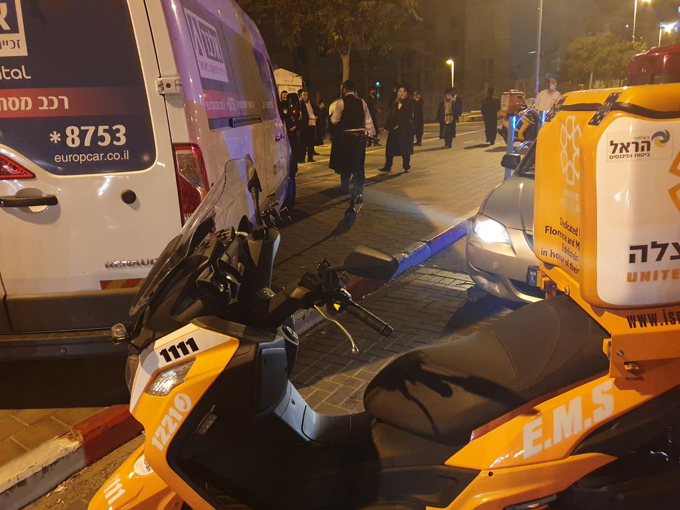 זירת התאונה