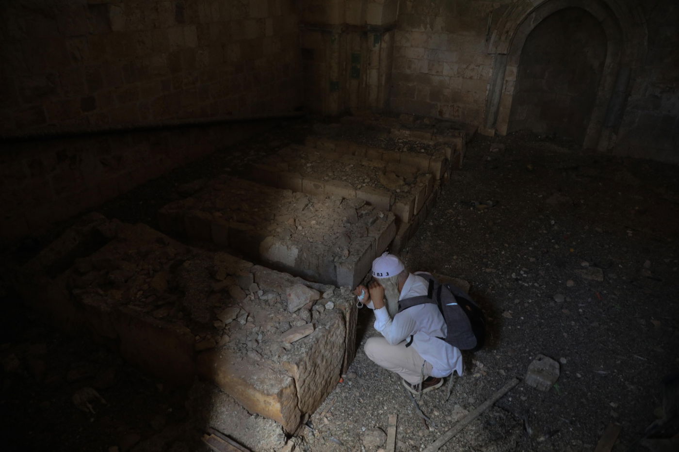 המבנה העתיק נפרץ והפך למקום תפילה. תיעוד