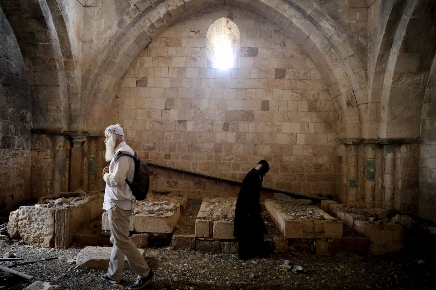 המבנה העתיק נפרץ והפך למקום תפילה. תיעוד