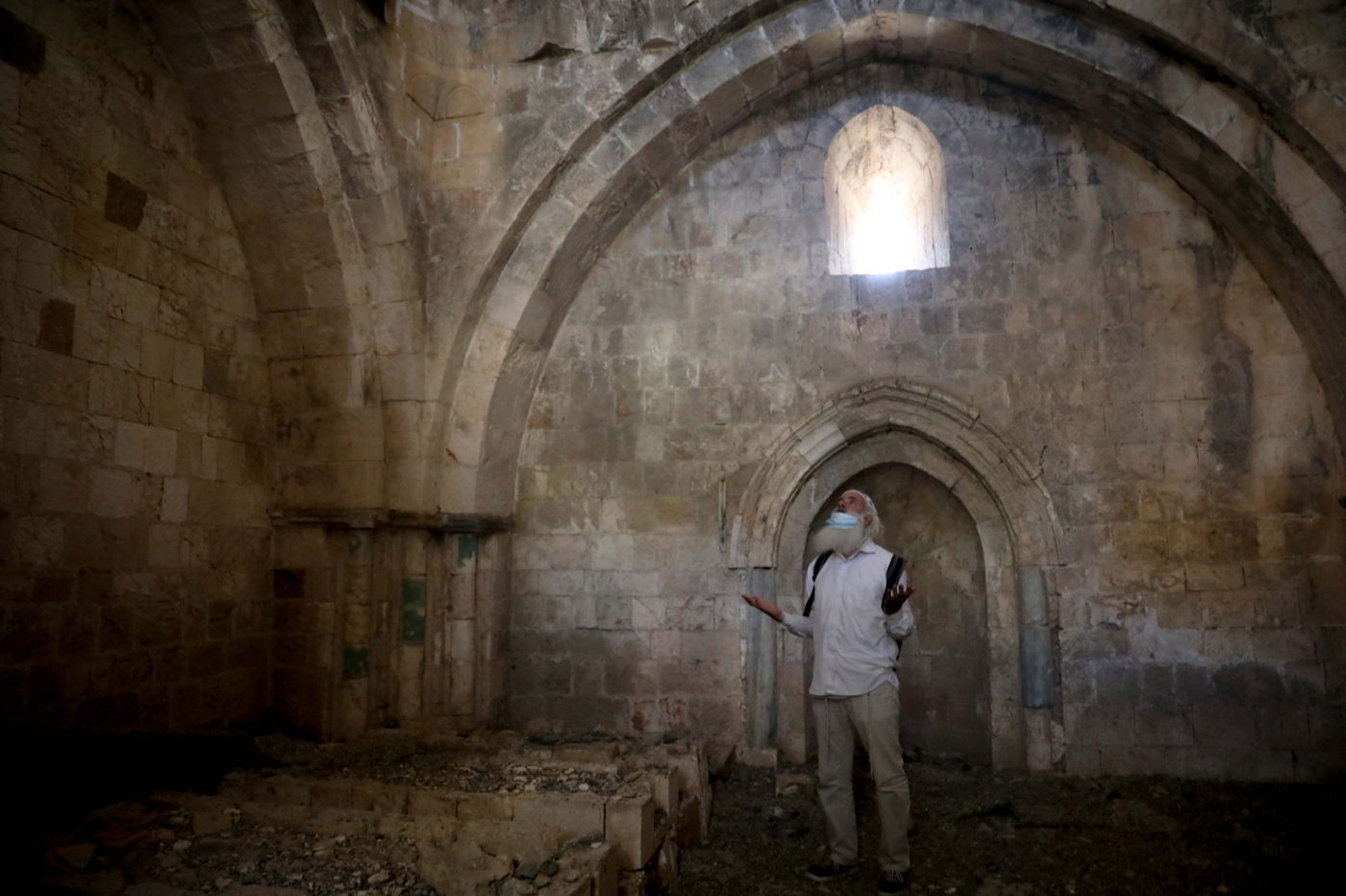 המבנה העתיק נפרץ והפך למקום תפילה. תיעוד