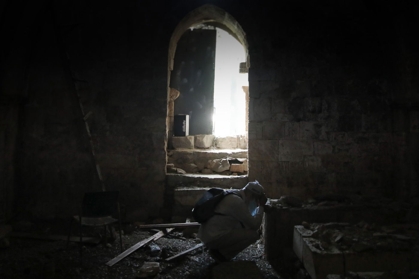 המבנה העתיק נפרץ והפך למקום תפילה. תיעוד