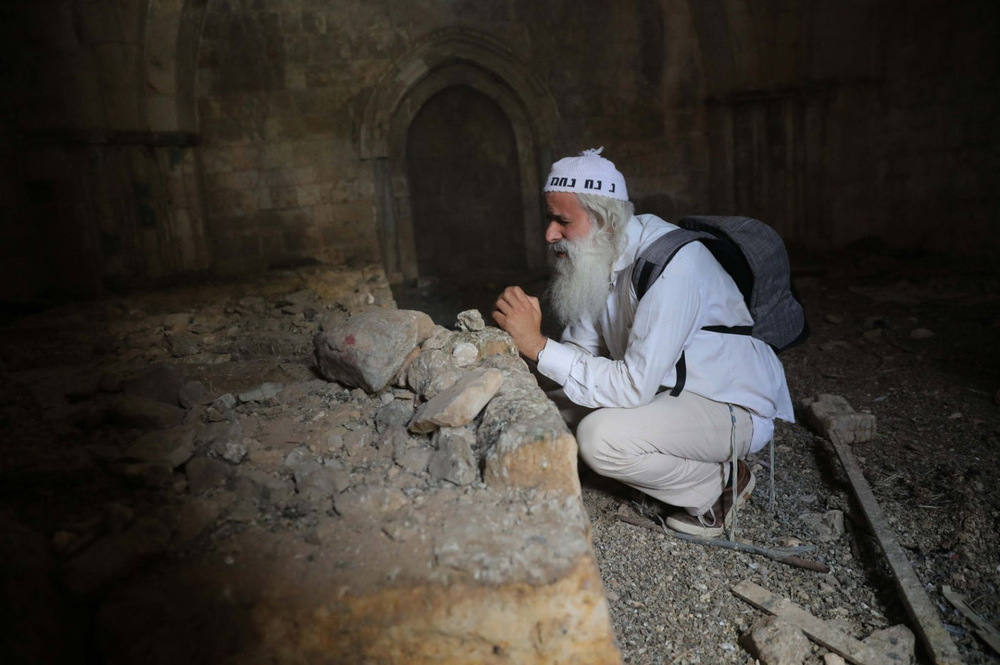 המבנה העתיק נפרץ והפך למקום תפילה. תיעוד
