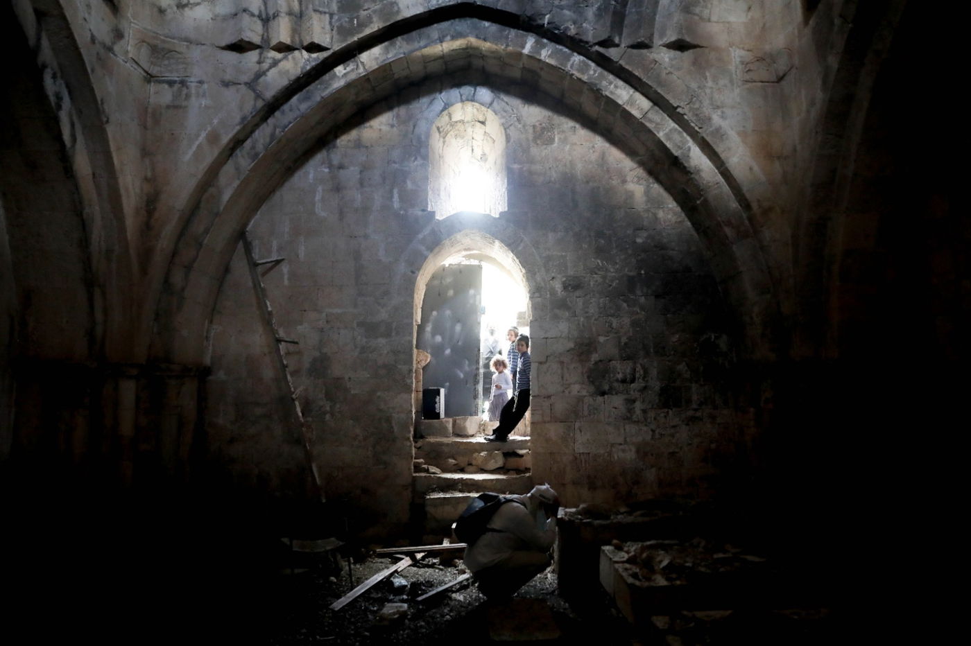 המבנה העתיק נפרץ והפך למקום תפילה. תיעוד