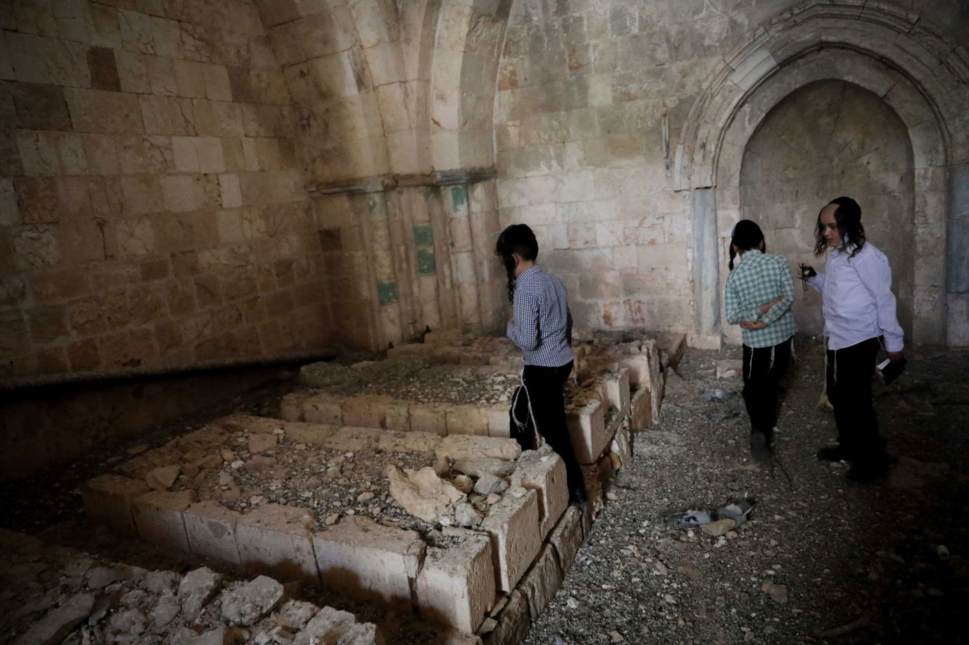 המבנה העתיק נפרץ והפך למקום תפילה. תיעוד