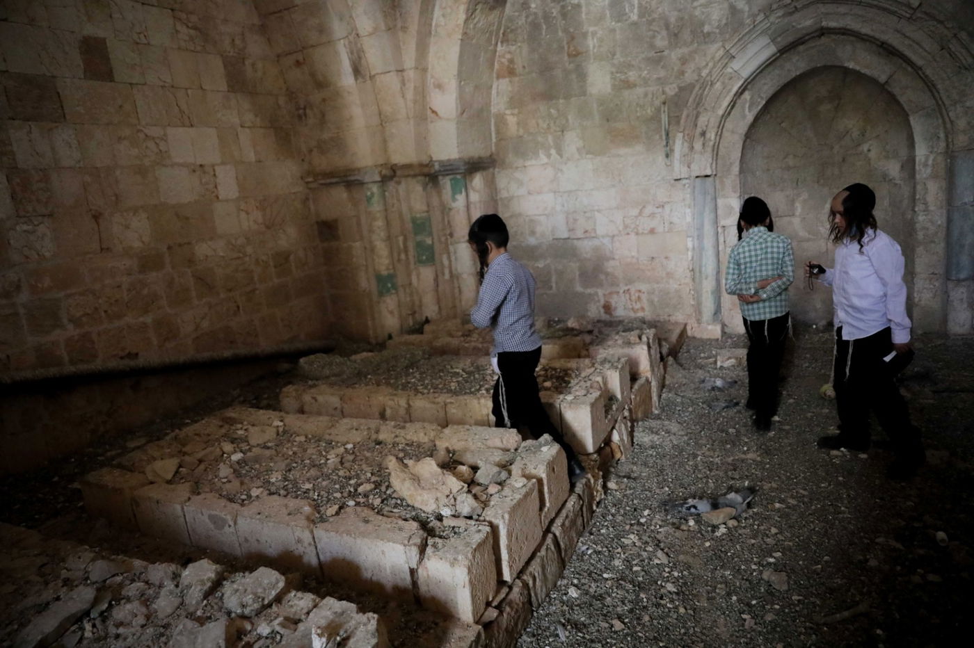 המבנה העתיק נפרץ והפך למקום תפילה. תיעוד