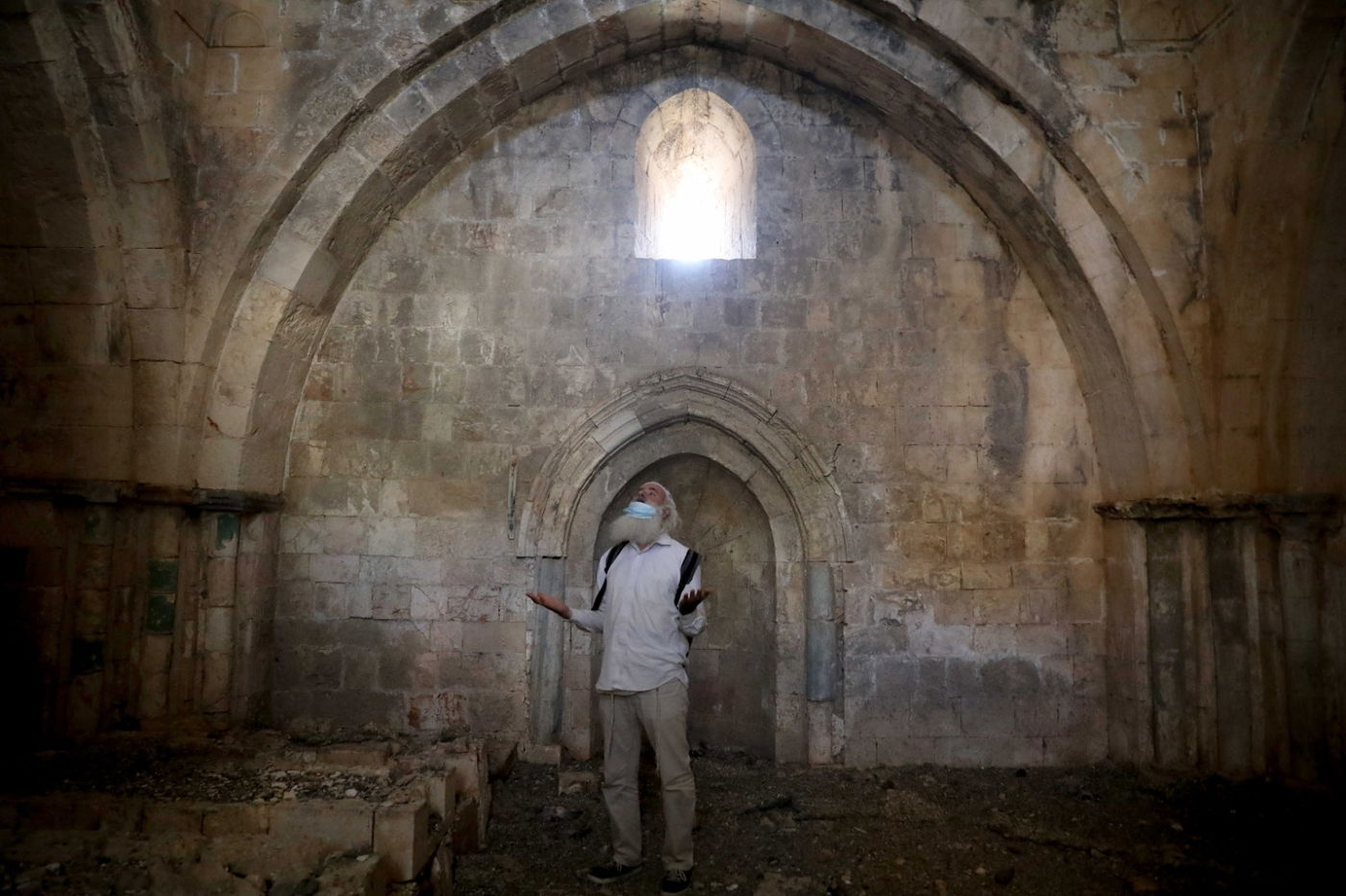המבנה העתיק נפרץ והפך למקום תפילה. תיעוד
