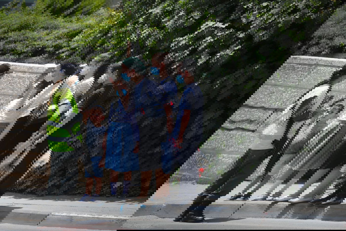 כך נראה תחילת הסגר בשכונות החרדיות