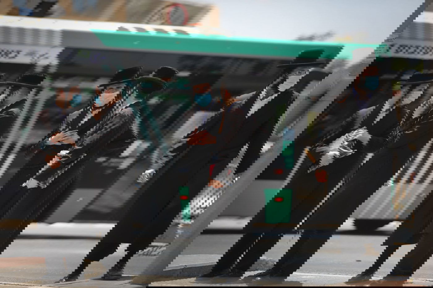 כך נראה תחילת הסגר בשכונות החרדיות