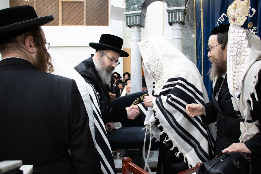 אב"ד סאטמר וויליאמסבורג ביקר בקהילת החסידות בלונדון