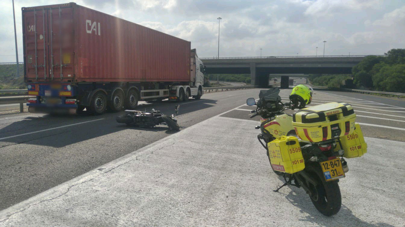 זירת התאונה