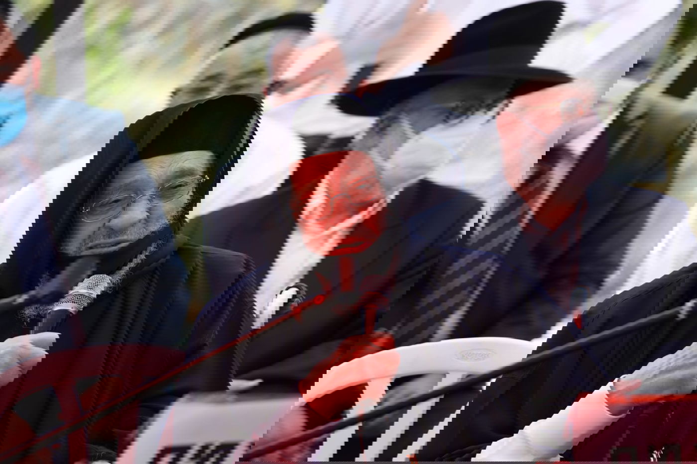 מסע הלווית הרב בליקשטיין, חתן הבבא הנא