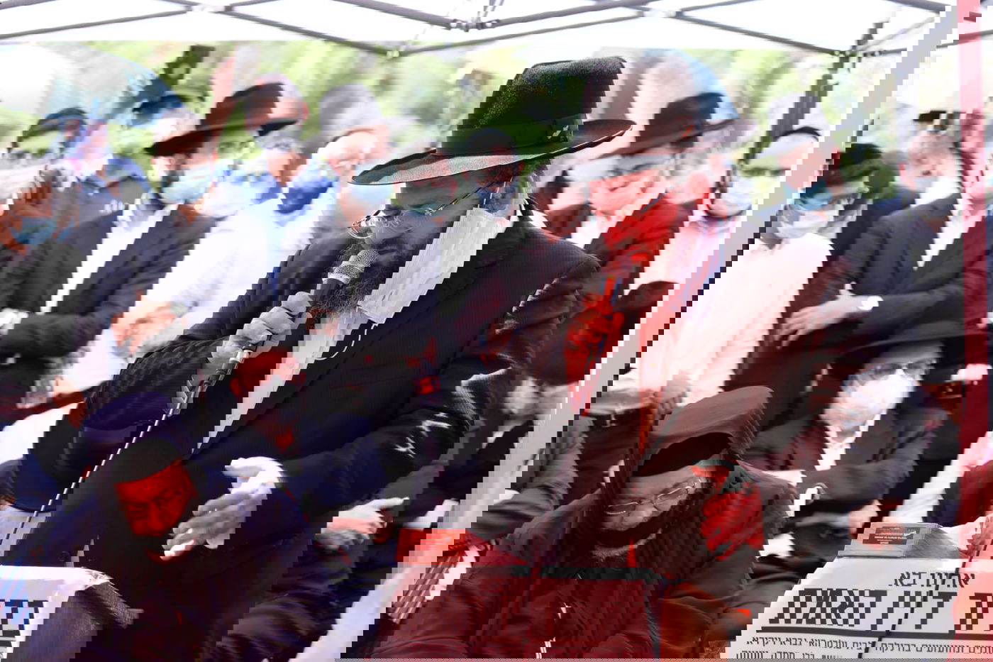 מסע הלווית הרב בליקשטיין, חתן הבבא הנא