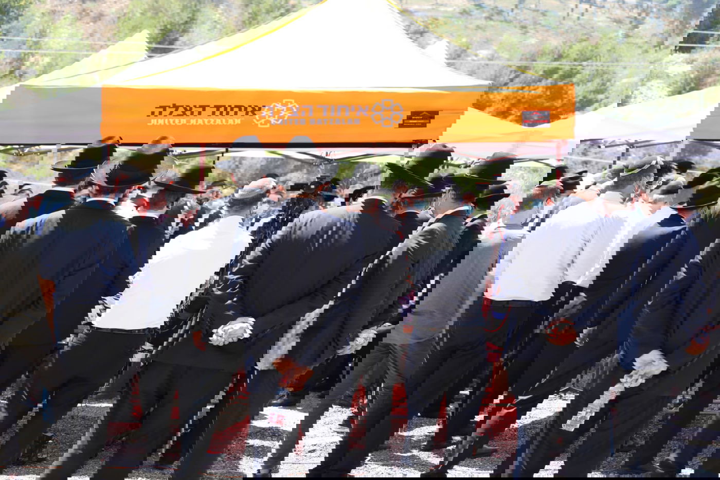 מסע הלווית הרב בליקשטיין, חתן הבבא הנא