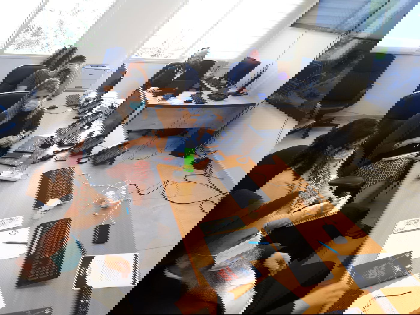 בכירי משרד הבריאות בעיריית בני ברק, אמש