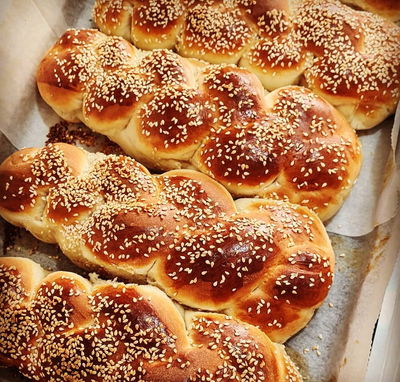 חלות לשבת מקמח כוסמין