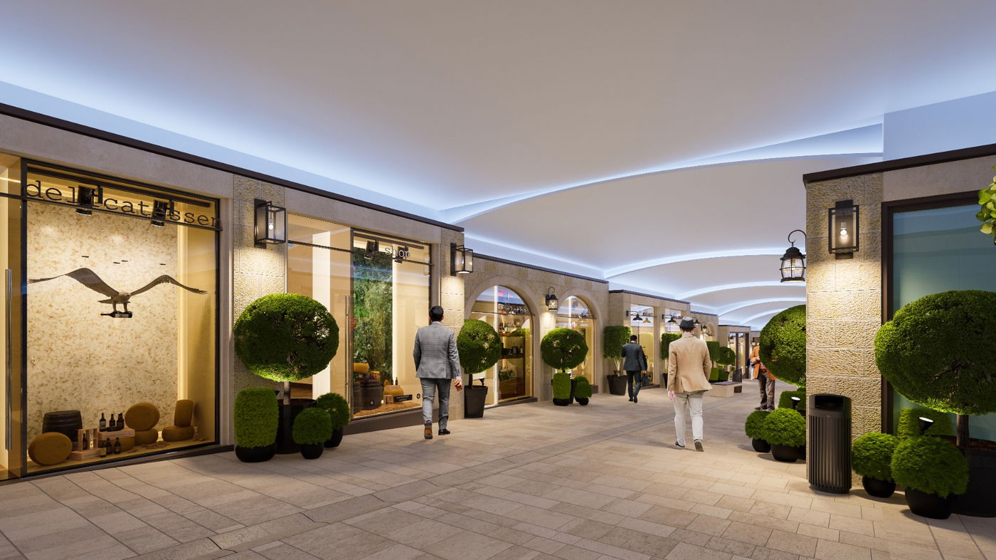 מיזם המסחר היוקרתי ב'קילומטר הזהב' של גאולה