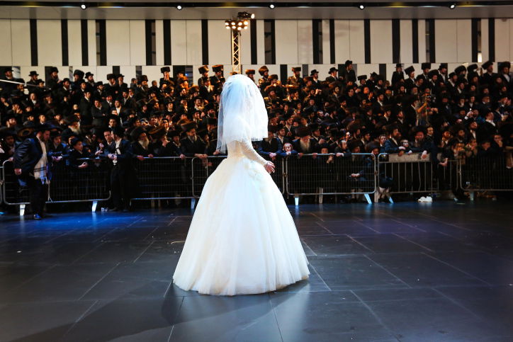 חתונה חסידית. אילוסטרציה, למצולמים אין קשר לכתבה