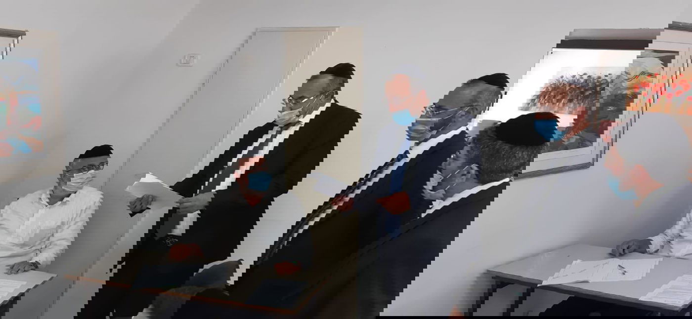 שר הדתות בסיור במתחם המבחנים