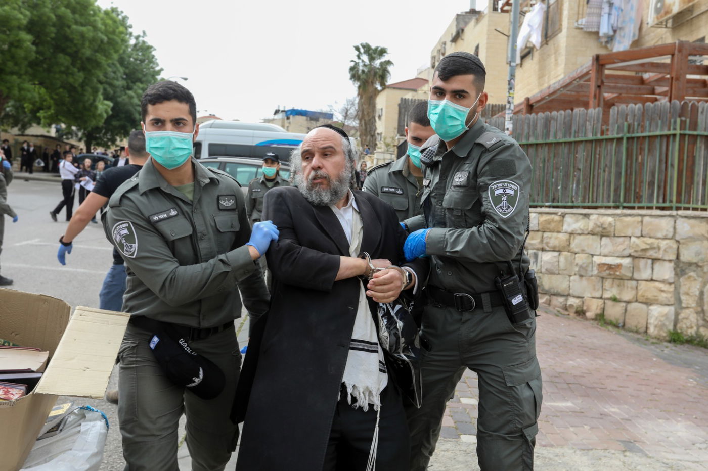 בנימין פרידמן בעת מעצרו