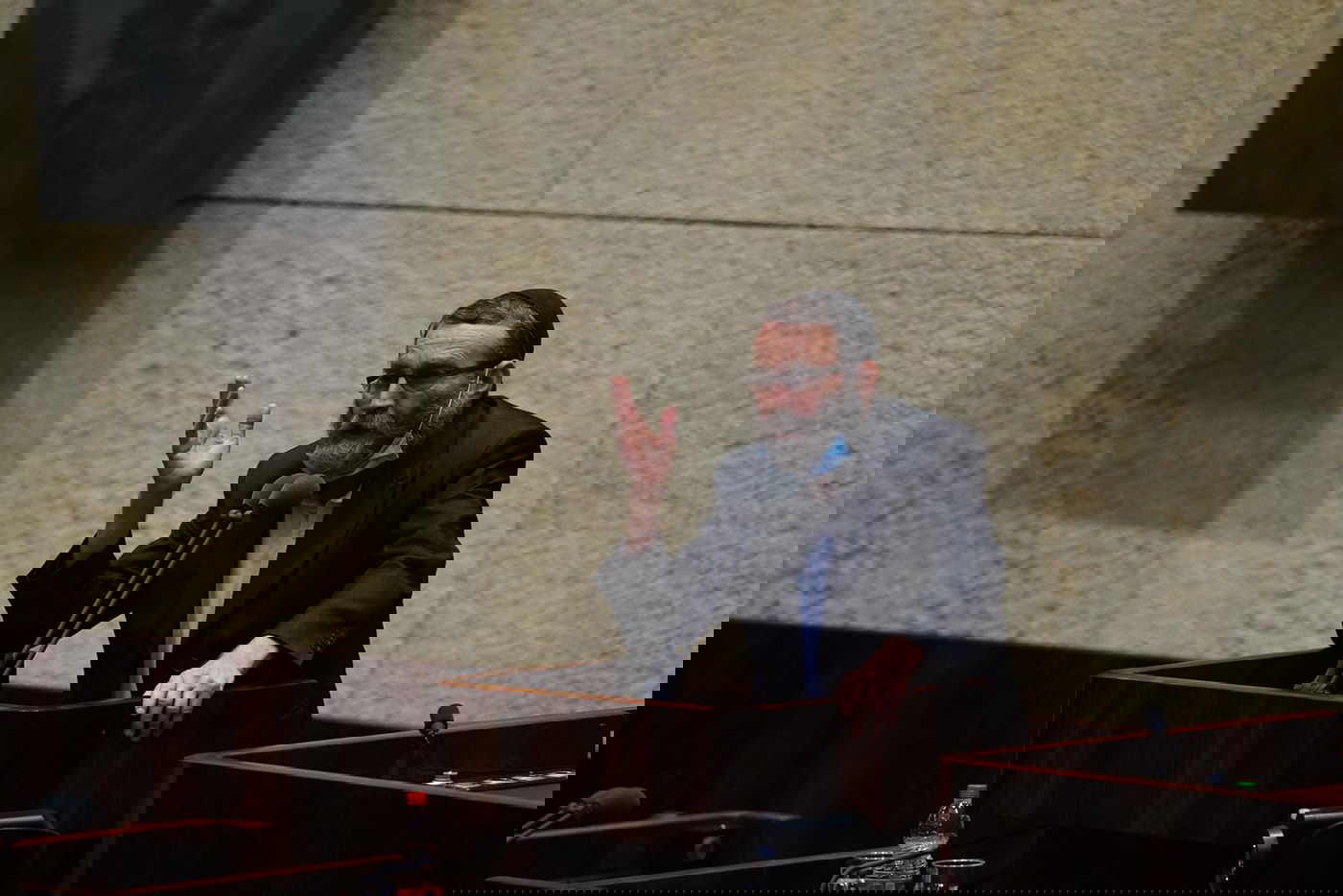 יו"ר וועדת הכספים, ח"כ משה גפני נואם