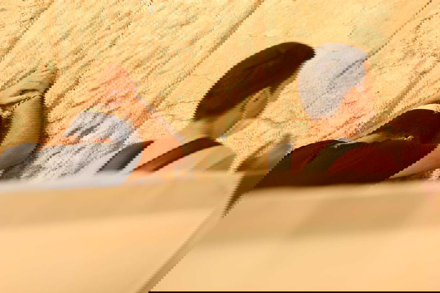 סוף הצום בשריד בית המקדש: תפילה, שירים ו'קידוש לבנה'