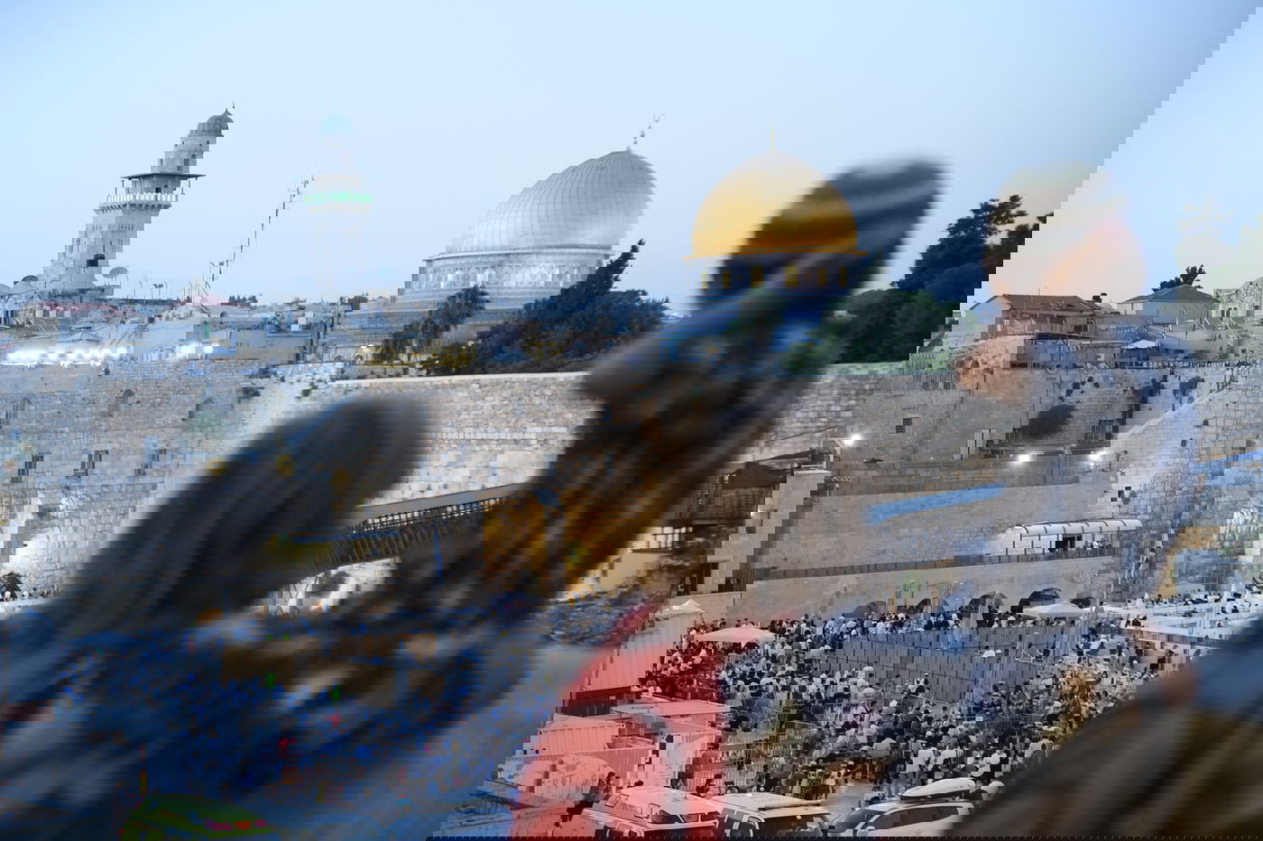 סוף הצום בשריד בית המקדש: תפילה, שירים ו'קידוש לבנה'