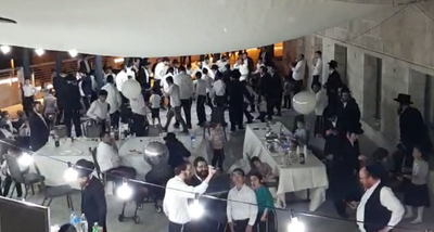 בר מצווה לחולה קורונה במלונית