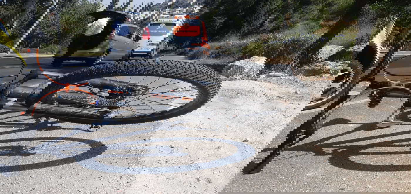 כביש רמות: רוכב אופניים נפצע באורח קשה