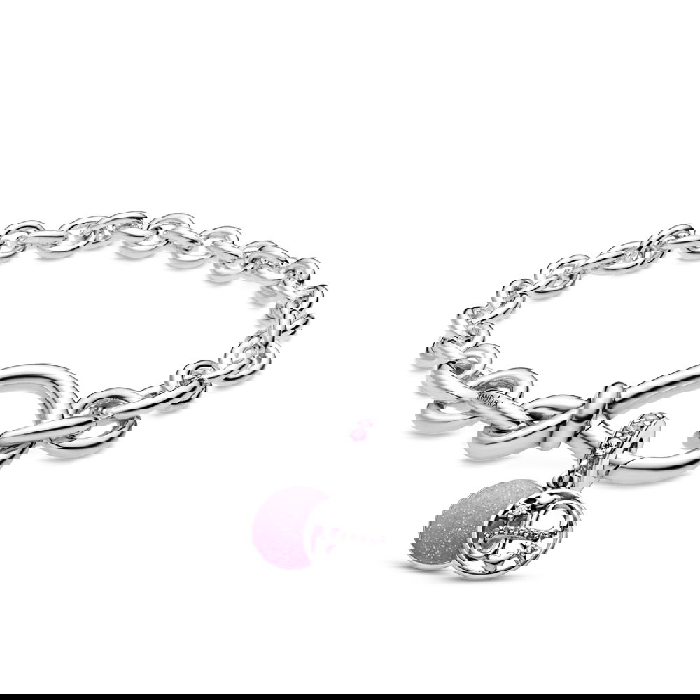 צמיד כסף צאנקי קשר אינפיניטי - הבחירה של עדי