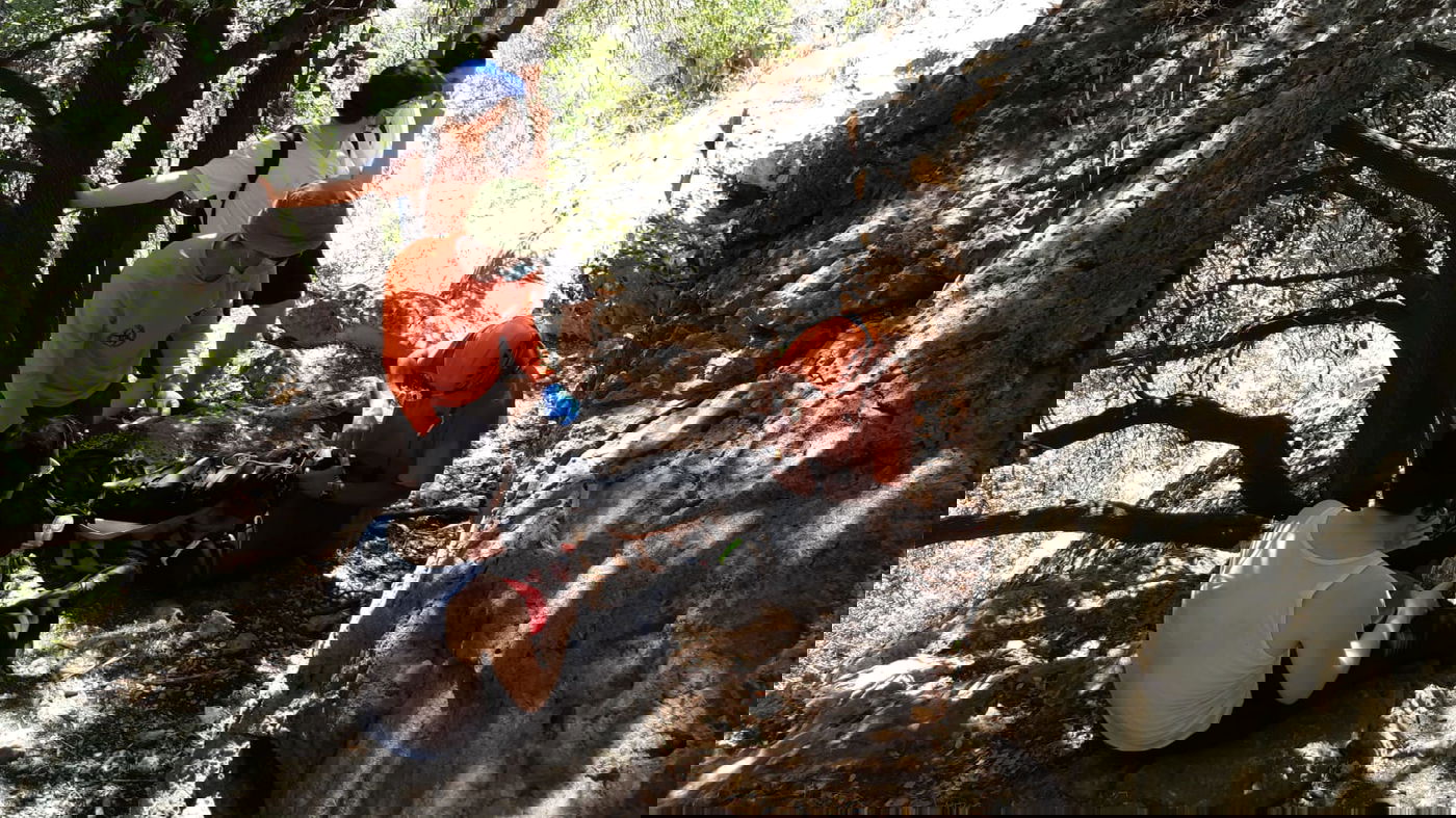 הבחורים חולצו מנחל עמוד - לבית החולים