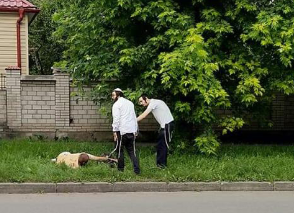 קידוש ה': החסידים עזרו לגוי השיכור באומן