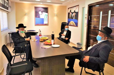 דרעי, גפני וליצמן, בפגישתם